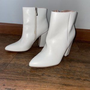 White Ankle Boots